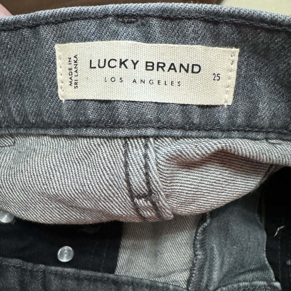 NWT Lucky Brand grey denim mini skirt - Picture 2 of 6